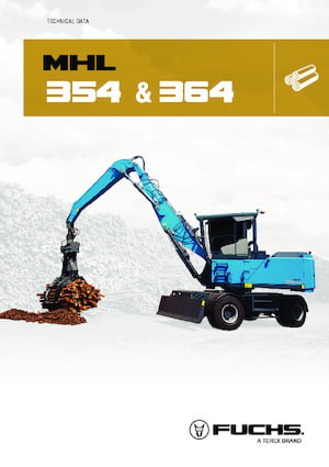 Movimentatori di materiali Terex-Fuchs MHL354 F