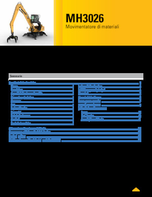 Movimentatori di materiali Caterpillar MH3026