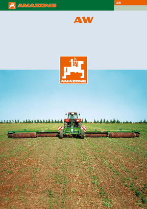 Rulli per prati e campi agricoli Amazone AW 9400