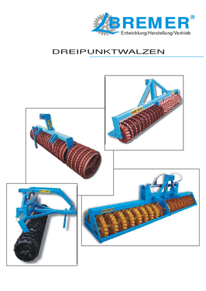 Rulli per prati e campi agricoli Bremer CW 250/50