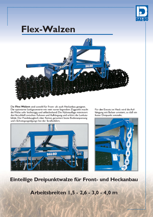 Rulli per prati e campi agricoli DAL-BO Flex 4,0