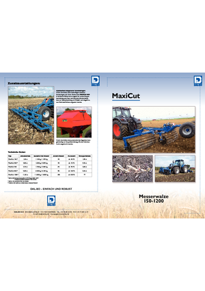 Rulli per prati e campi agricoli DAL-BO MaxiCut 200