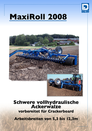 Rulli per prati e campi agricoli DAL-BO MaxiRoll 760