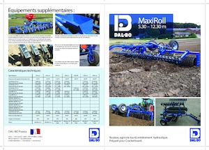 Rulli per prati e campi agricoli DAL-BO MaxiRoll 630