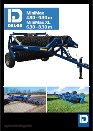Rulli per prati e campi agricoli DAL-BO MiniMax 830 CB