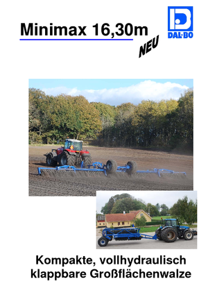 Rulli per prati e campi agricoli DAL-BO MiniMax Classic 16.3