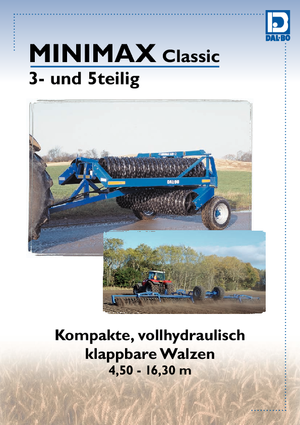 Rulli per prati e campi agricoli DAL-BO MiniMax Classic 4,5