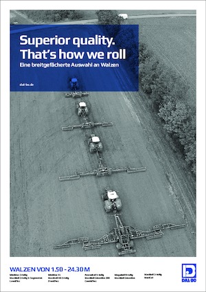 Rulli per prati e campi agricoli DAL-BO MaxiRoll 1230 HD