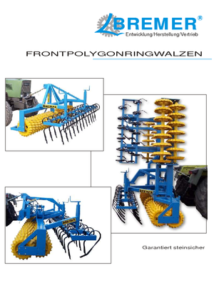 Rulli per prati e campi agricoli Bremer PGS 300 EV