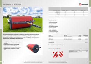 Rulli per prati e campi agricoli Saphir Robust 100 K
