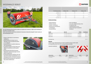 Rulli per prati e campi agricoli Saphir Robust 250 