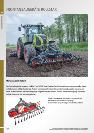 Rulli per prati e campi agricoli Saphir RollStar TR 300