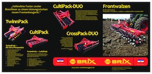 Rulli per prati e campi agricoli Brix Twinn 600 FH