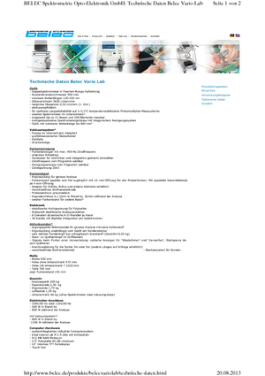 Analizzatori di metalli Belec Belec Vario lab