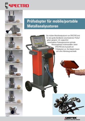 Analizzatori di metalli Spectro SPECTRO iSORT