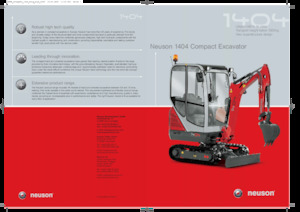 Miniescavatori Neuson 1404
