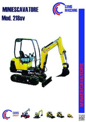 Miniescavatori Cams 218