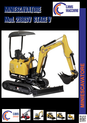 Miniescavatori Cams 219RSV