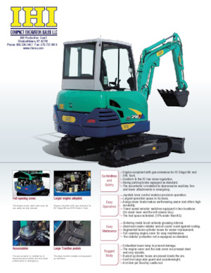 Miniescavatori IHI 28N-3