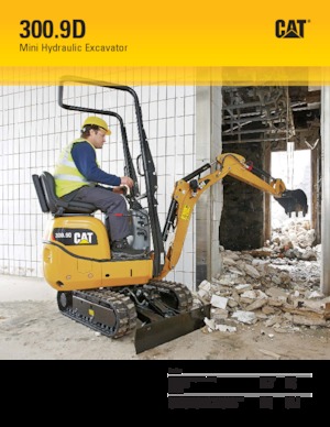 Miniescavatori Caterpillar 300.9D
