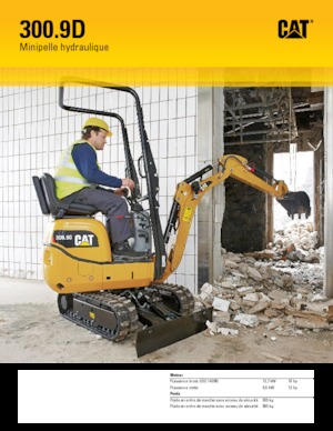 Miniescavatori Caterpillar 300.9D