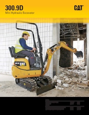 Miniescavatori Caterpillar 300.9D