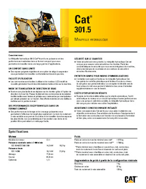 Miniescavatori Caterpillar 301.5