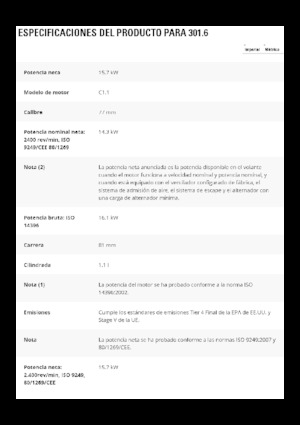 Miniescavatori Caterpillar 301.6