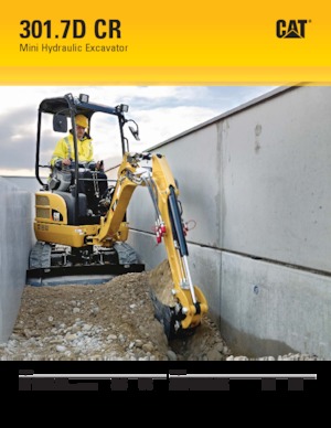 Miniescavatori Caterpillar 301.7D CR