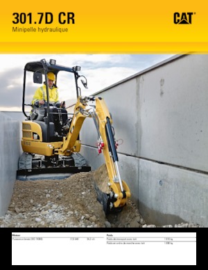 Miniescavatori Caterpillar 301.7D CR