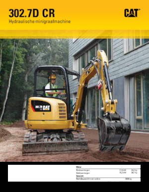 Miniescavatori Caterpillar 302.7D CR
