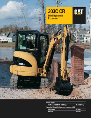 Miniescavatori Caterpillar 303C CR