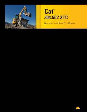 Miniescavatori Caterpillar 304.5E2 XTC