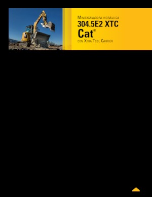 Miniescavatori Caterpillar 304.5E2 XTC