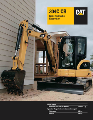 Miniescavatori Caterpillar 304C CR