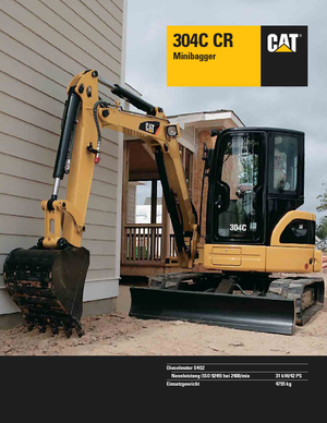 Miniescavatori Caterpillar 304C CR