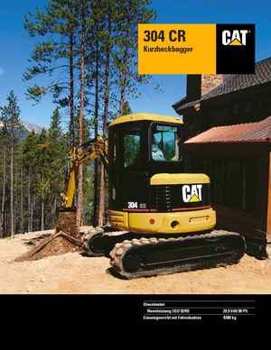 Miniescavatori Caterpillar 304 C R