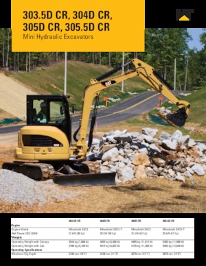 Miniescavatori Caterpillar 305.5D