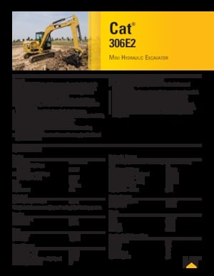 Escavatori cingolati Caterpillar 306 E2