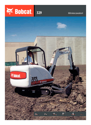 Miniescavatori Bobcat 329