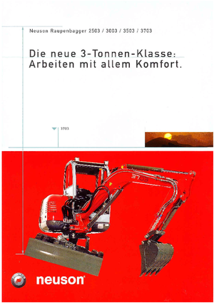 Miniescavatori Neuson 3503