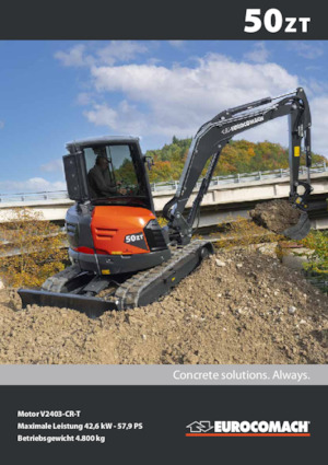 Miniescavatori Eurocomach 50 ZT