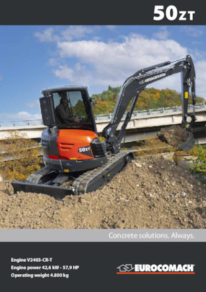 Miniescavatori Eurocomach 50 ZT