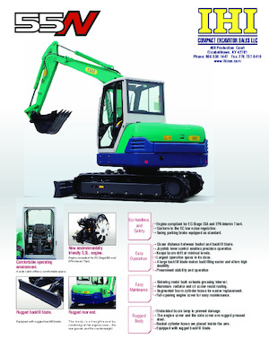 Miniescavatori IHI 55N-3