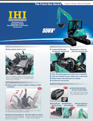Miniescavatori IHI 55VX-3
