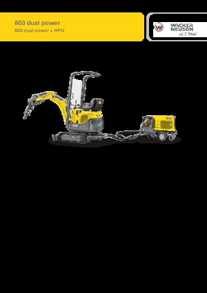Miniescavatori Wacker Neuson 803 dual power