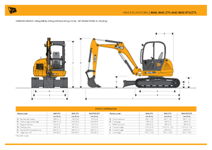 Miniescavatori JCB 8045 ZTS