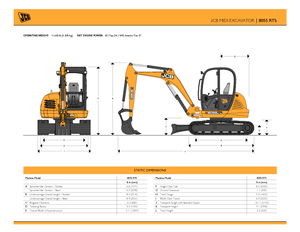 Miniescavatori JCB 8055 RTS