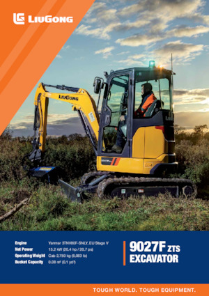 Miniescavatori Liugong 9027FZTS