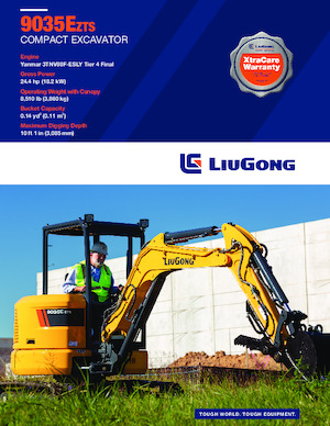 Miniescavatori Liugong 9035EZTS